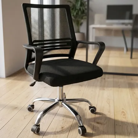 Cadeira Escritório Ergonomica Giratoria + Regulagem Altura
