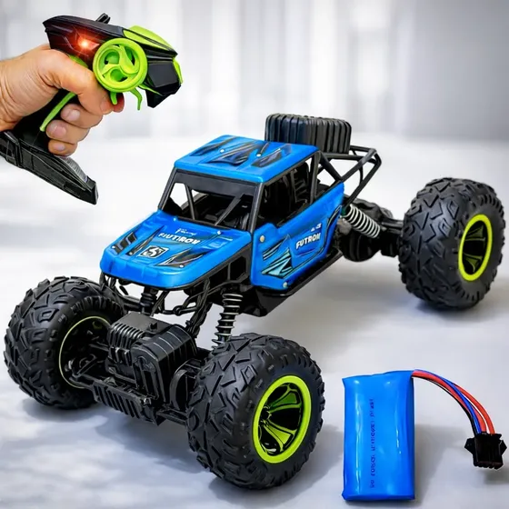 Carrinho Controle Remoto Recarregável Grande Rali Brinquedo