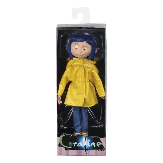 Boneca Articulada Coraline Com Capa De Chuva 7 Colecionável