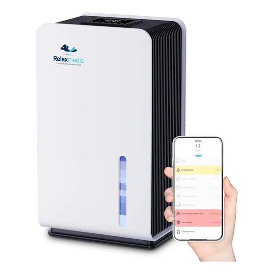 Desumidificador Purificador De Ar Anti Mofo 750ml Relaxmedic