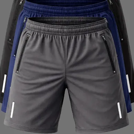 Kit 3 Bermuda Chimpa Furadinha Pra Malhar Com Conforto