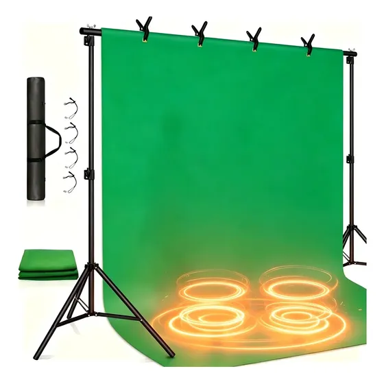 Suporte Fundo Infinito Chroma Key Fotográfico 3x2,6m