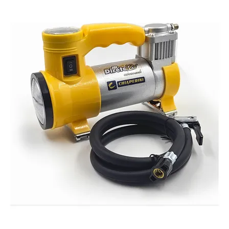 Mini Compressor De Ar Portátil 12v Com Lanterna Chiaperini