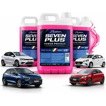 Kit 3 Aditivo Radiador 5l Rosa Pronto Uso Hb20 Onix Argo Rosa-chiclete