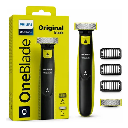 Aparador Barbeador Philips Oneblade 2724 Seco Molhado Bivolt Preto/verde 127/220v