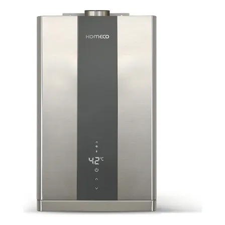 Aquecedor De Água A Gás Komeco 21l Digital Glp Inox 21di G2