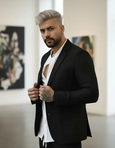 Blazer Masculino Slim Fit Bengaline Corte Italiano Social