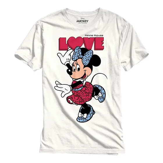 Camiseta Disney Minnie Mouse Love