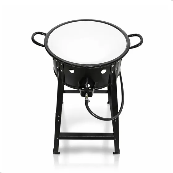 Fritador De Pastel Industrial À Gás Tacho 5 Litros Cavalete