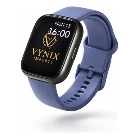 Smartwatch Pulse Com Alexa Integrada Prova D'água 3atm Azul Lisa