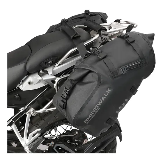 Alforje Lateral Moto Rhinowalk Impermeável 48l