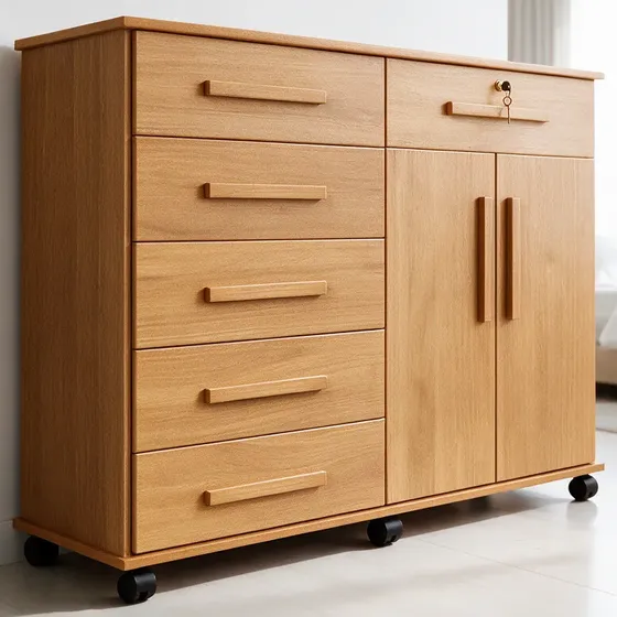Cômoda Multiuso Grande Rodízios Sapateira Dupla Gran Luxo