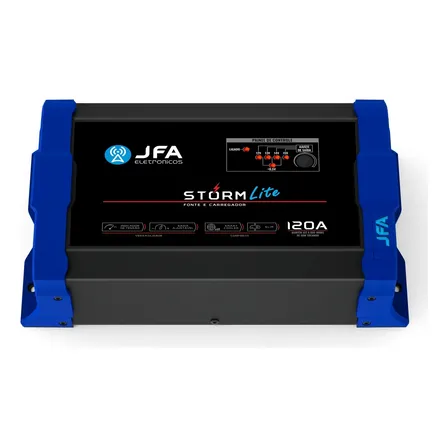 Fonte Carregador Jfa Storm Lite 120a Amperes Bivolt 1800w