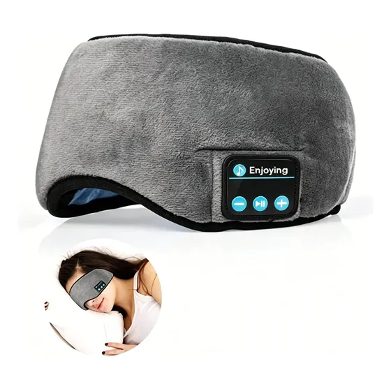 Máscara Bluetooth Para Dormir Tapa Olho Com Fone Embutido