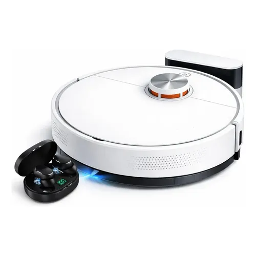 Robô Aspirador Xiaomi S40 Lds 10.000pa 3 Em 1 Alexa Wi-fi Branco 127/220v