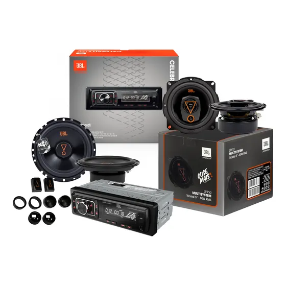 Kit Jbl Radio Celebrity 150 + 4 Alto Falantes Triaxial 80w