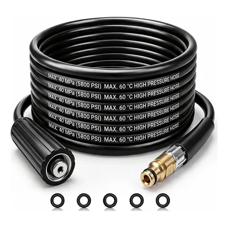 Mangueira Lavadora Alta Pressão 10m P/ Karcher K2 A K7 Preta