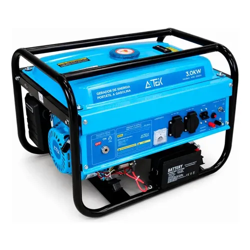 Gerador De Energia 7hp 3000w 50hz Bivolt Partida Elétrica