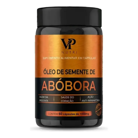Óleo De Semente De Abóbora 1000mg 60 Cápsulas Gel Vp Nutri