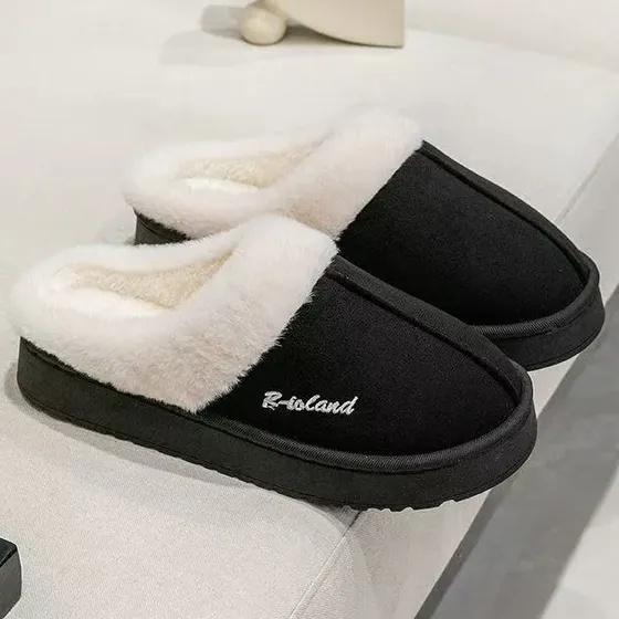 Pantufa Unissex Pelúcia Antiderrapante Inverno Conforto