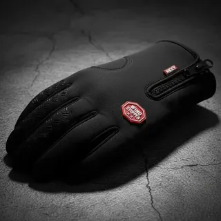 Luva Impermeável Alta Proteção Moto Motoqueiro Motociclista Preto Único