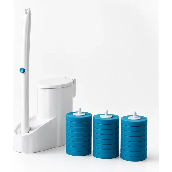 Escova Sanitária Descartável Limpeza Banheiro Kit Ou Refil