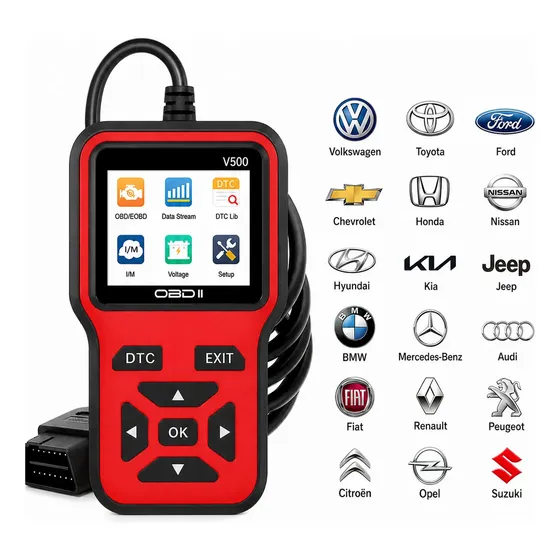 Scanner Obd2 V500 Apaga Luz Injeção Leitor De Falhas