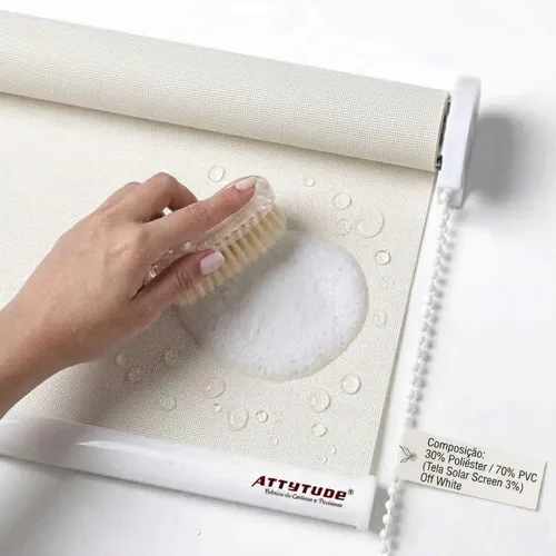 Persiana Rolo Tela Solar 3% Off White Persiana Rolo Solar Off White 1.20 X 1.20