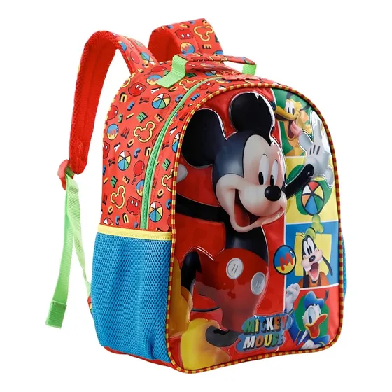 Mochila Escolar Mickey 18l Disney Xeryus Estampado Meninos