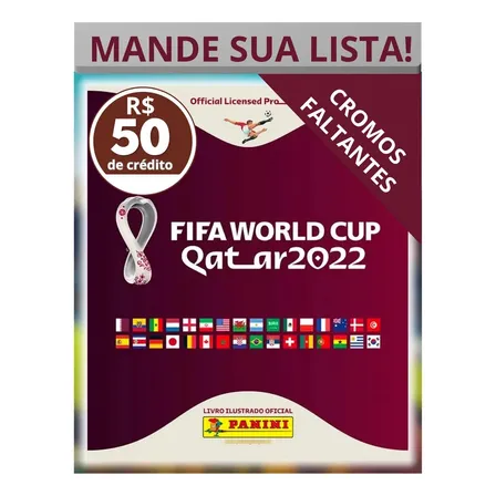 Kit Figurinha Avulsa Copa2022 Mande A Lista 50 Creditos