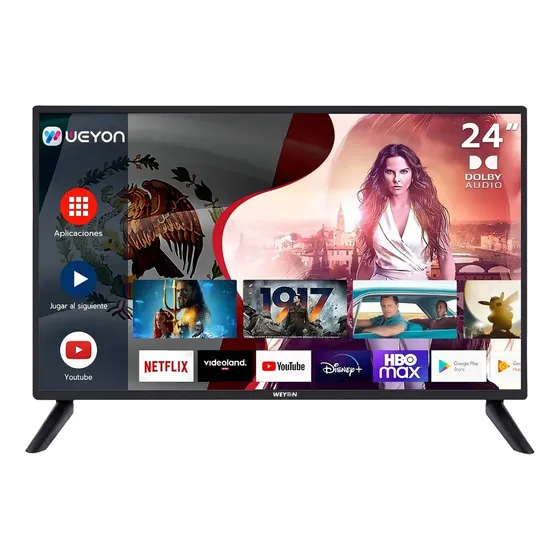 Smart Tv De 24 Weyon 24wdsnmx Com Tela Led Hd Android 14