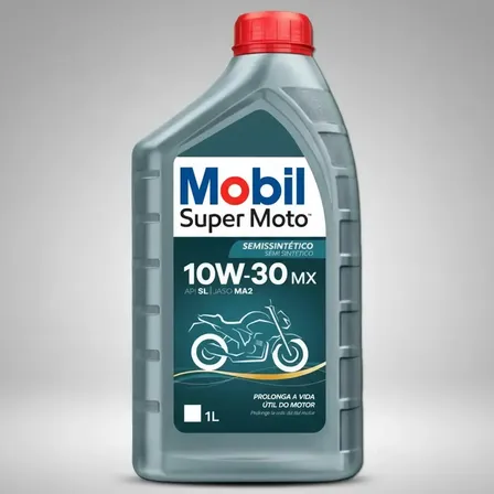 Mobil Óleo Super Moto 10w30 1 Litro Semi Sintetico 4t Mx
