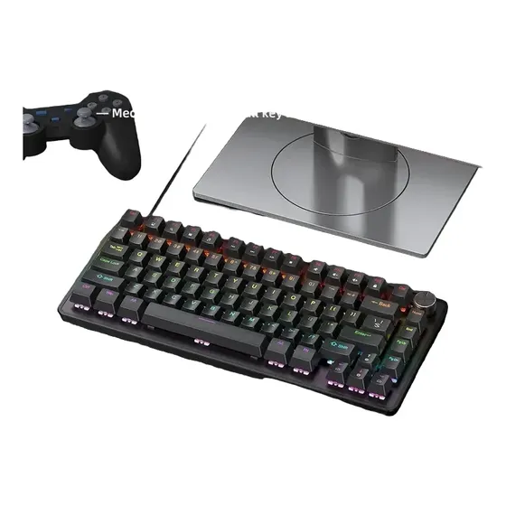 Teclado Mecânico K82 75% Com Fio Hot Swap