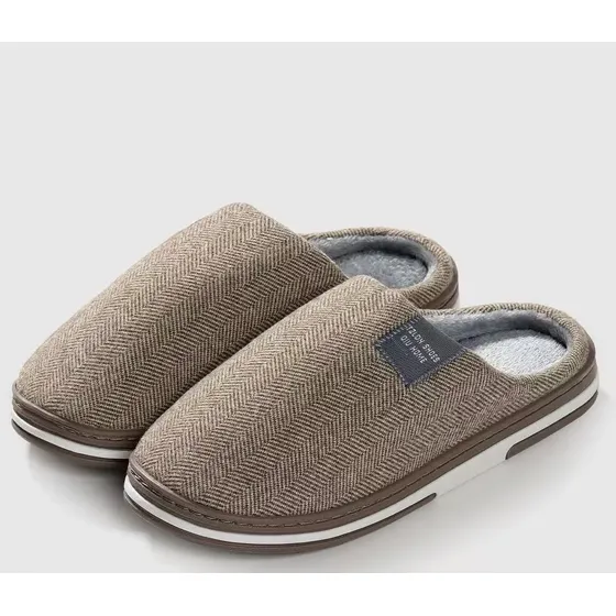 Pantufa Unissex Tecido Confortável Inverno Antiderrapante