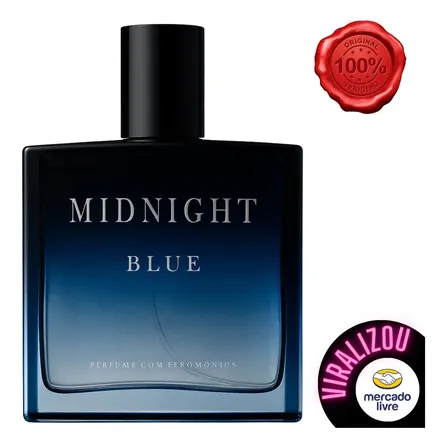 Perfume Magnético Masculino Midnight Blue Attraction 100 Ml