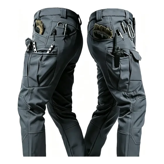Calça Tática Cargo Masculina Com Vários Bolsos