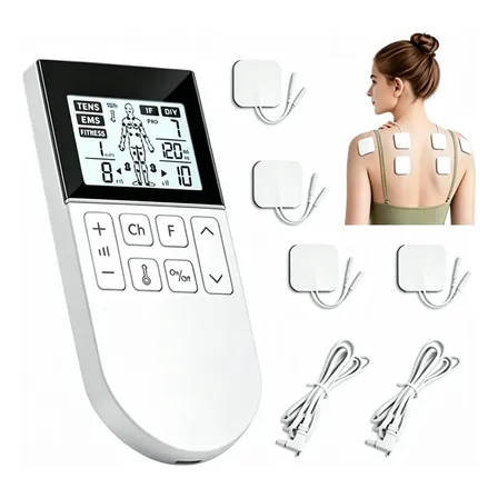 Eletroestimulador Massageador Tens Aparelho Fisioterapia 127/220v Branco