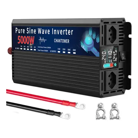 Inversor De Energia 5000w 24v-110v Onda Senoidal Pura