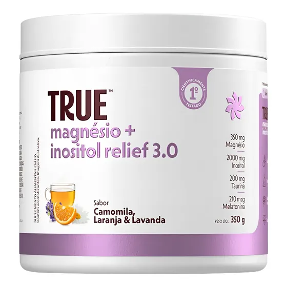 True Magnésio Bisglicinato Inositol Relief 3.0 True Source