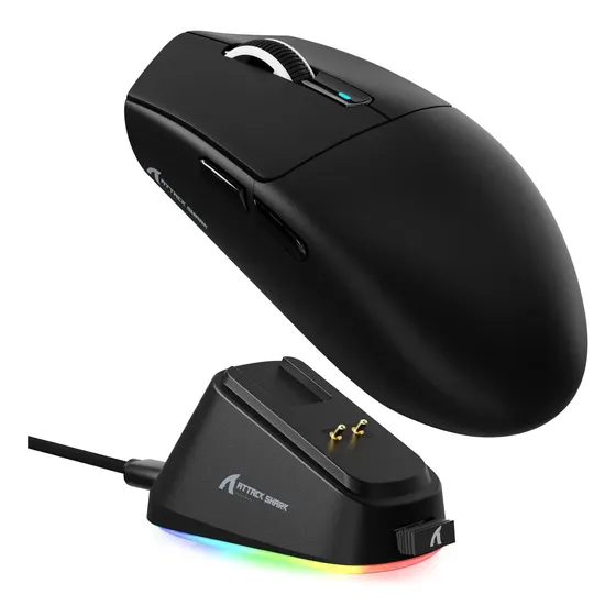 Mouse Gamer Sem Fio Attack Shark G3 Pro 25000dpi