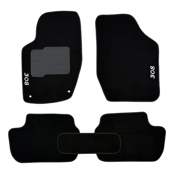 Tapete Carpete Premium Para Peugeot 308 2010 A 2017 5 Peças