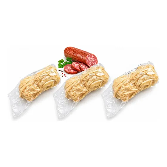 3 Unidades De Tripa Seca Bovina P/ Linguiça Cal 40 8 Metros