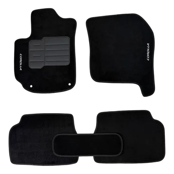 Jogo Tapete Carpete Premium Para Corolla 5 Peças 2009 A 2014
