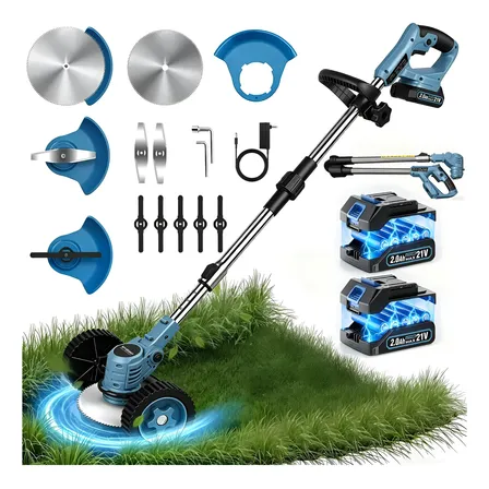 Roçadeira Elétrica Sem Fio 18500rpm 21v Para Jardim Dobevi