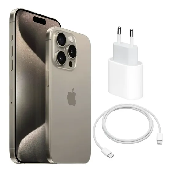 Apple Iphone 15 Pro Max 256gb Titânio Natural 5g Original (Novo com caixa aberta)