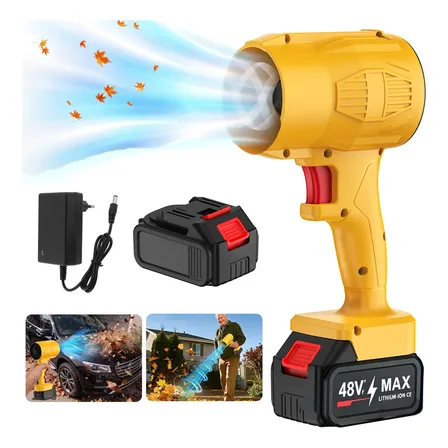 Soprador De Folhas Elétrico Bateria Jardinagem Portatil 48v