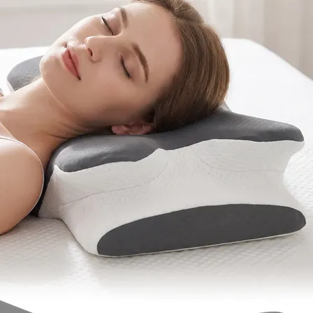 Ehomfory Travesseiro Cervical Suporte Espuma Viscoelástica