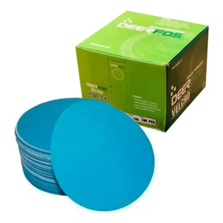 10 Disco De Lixa Para Lixadeira Orbital 125mm 5gr80 Ao 2000 2000