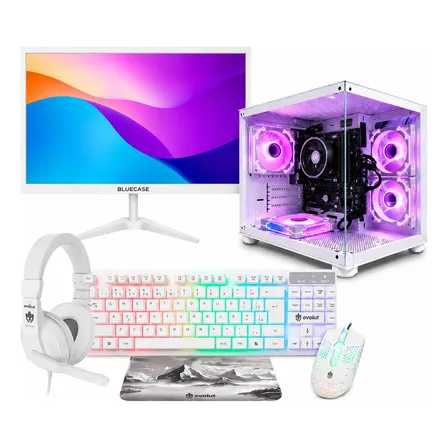 Pc Gamer Ryzen 7 5700g 16gb Ssd 480gb Monitor 20 Branco 480 Gb 16 Gb Radeon Vega 8 Graphics.