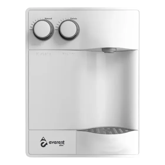 Purificador De Água Gelada A Compressor Everest Slim Branco